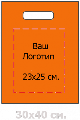 Пакет ПВД 30х40 см., печать логотипа 23х25 см. Пакет ПВД 30х40 см., печать логотипа 23х25 см.
