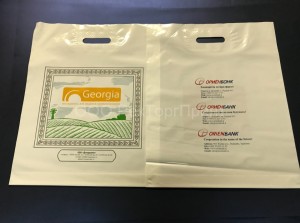 Печать логотипов на пакетах, заказанная у нас