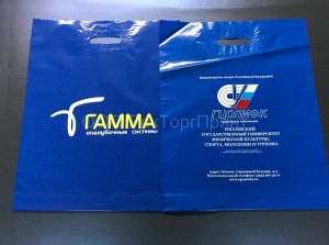 Заказанные у нас пакеты с печатью лого