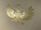 Печать золотым глиттерным УФ лаком