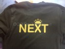 Печать на футболках эмблемы "NEXT"